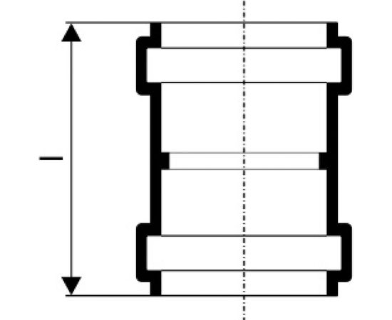 Канализационная двойная муфта Ostendorf 90 мм 114510 – изображение 5