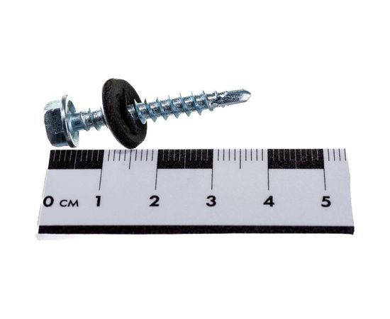 Кровельный саморез ГОСКРЕП ZP 4.8х35, 250 шт., б.пл.конт. 1000 мл 2-0010410 – изображение 5