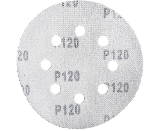 Круг шлифовальный на липкой основе (5 шт; 125 мм; Р120) ПРАКТИКА 031-518 – изображение 5
