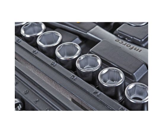 Набор инструментов Inforce 85 предметов 1/2, 1/4 Inforce 06-07-14 – изображение 7