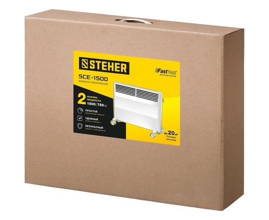 Электрический конвектор STEHER 1.5 кВт SCE-1500 – изображение 7