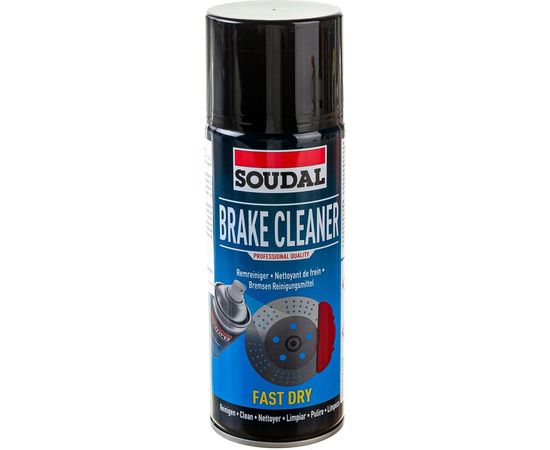 Очиститель деталей тормозов Soudal BRAKE CLEANER, 400 мл 119712 