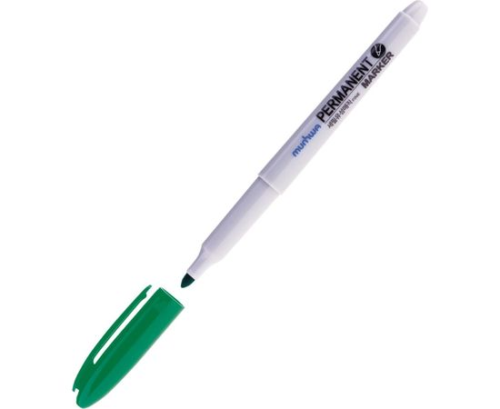 Перманентный маркер Munhwa зеленый, пулевидный, 1,5мм FPM-04 