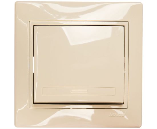Выключатель LEZARD MIRA крем со вставкой 701-0303-100 