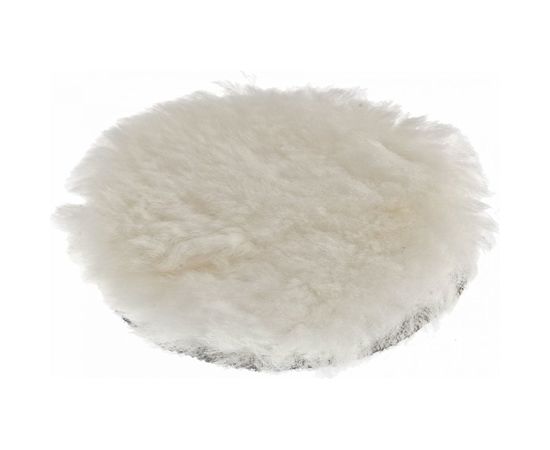 Насадка полировальная под липучку (125 мм, натуральная шерсть) MATRIX 75952 