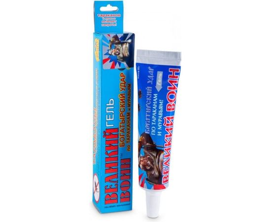 Гель от тараканов Ваше Хозяйство Великий воин 80 г 4607043200204 