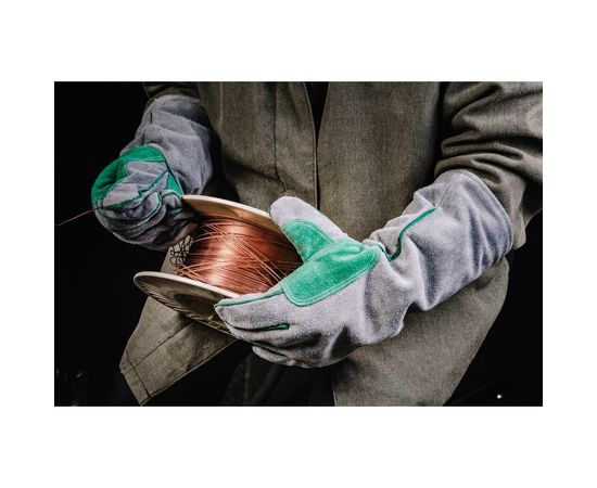 Перчатки сварщика Jeta Safety JWK501 Ferrus Max, цвет серый/темно-зеленый, 10/XL JWK501-XL – изображение 12