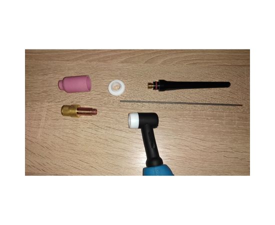 Корпус цанги c газовой линзой (5 шт; 2.4 мм) для FB TIG 17-18-26 FUBAG FB45V26 – изображение 15