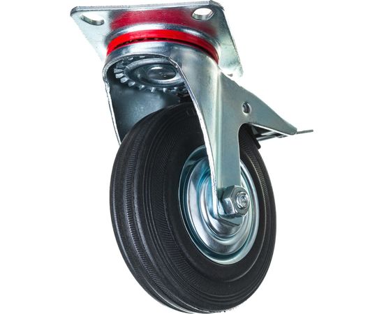 Колесо промышленное поворотное с тормозом SCB55 125 мм MFK-TORG 4003125 – изображение 2