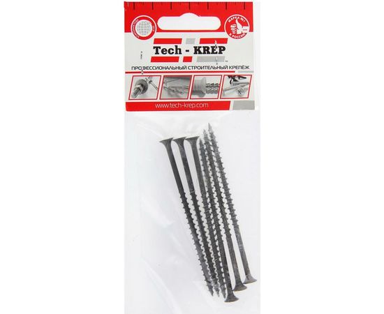 Саморез ШСГД Tech-Krep 4,2х90 6 шт, пакет 103875 – изображение 2