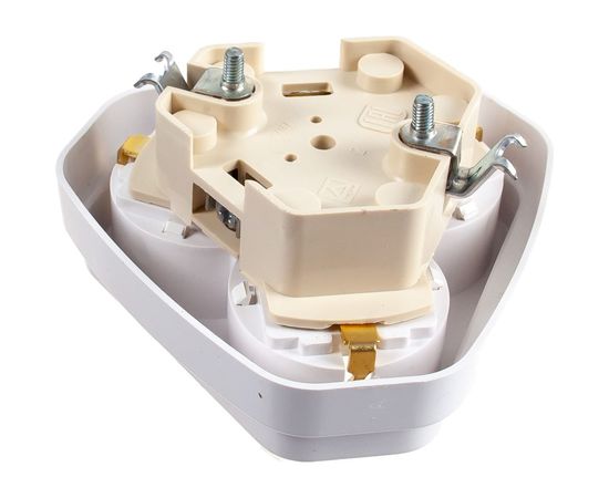 Розетка Кунцево-Электро трехместная скрытая установка, ток 16А РС10/16-503 5930 – изображение 2