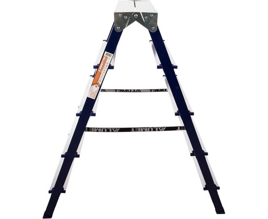 Двухсторонняя стальная стремянка Алюмет MD M8205 – изображение 2