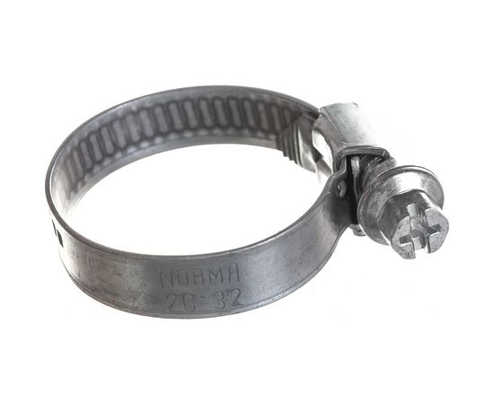 Червячный хомут NORMA TORRO 9 C7W1 алюцинковая сталь EAC 20-32 – изображение 3
