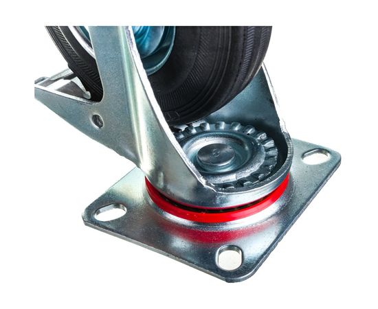 Колесо промышленное поворотное с тормозом SCB55 125 мм MFK-TORG 4003125 – изображение 3