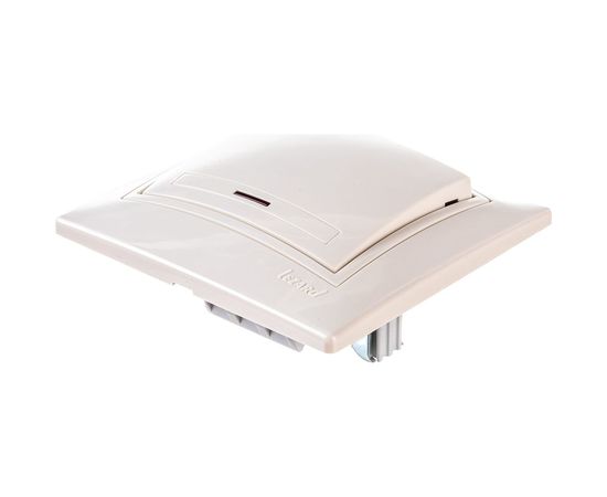 Выключатель с подсветкой LEZARD MIRA крем со вставкой 701-0303-111 – изображение 3