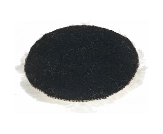 Насадка полировальная под липучку (125 мм, натуральная шерсть) MATRIX 75952 – изображение 3