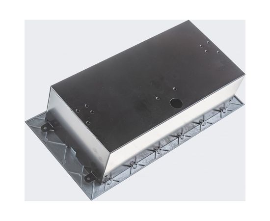 Полуавтоматический блок розеток Mebax, MX-226 3 секции Серебро 212х60мм 00-00001186 – изображение 3