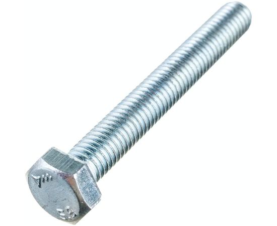 Болт Стройметиз М8х60 DIN 933, класс прочности 5.8, цинк уп. 2 шт 3011691 – изображение 3