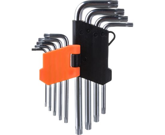 Набор шестигранных ключей TORX с отверстием 9 шт Gigant GHKS-9 – изображение 3