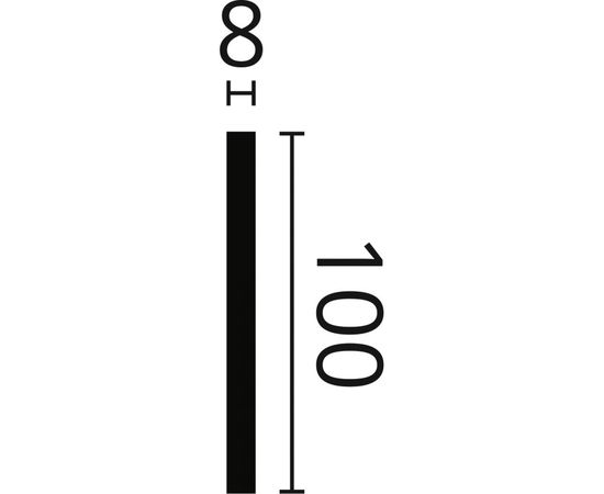 Молдинг WALLSTYL (2000х100х8 мм; белый) NMC FL9 – изображение 4