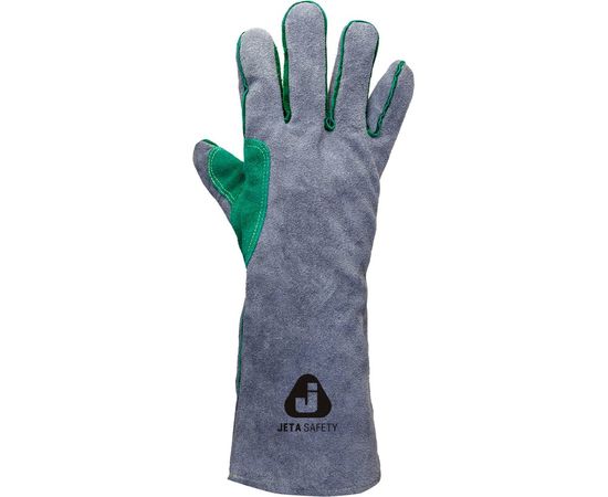 Перчатки сварщика Jeta Safety JWK501 Ferrus Max, цвет серый/темно-зеленый, 10/XL JWK501-XL – изображение 4