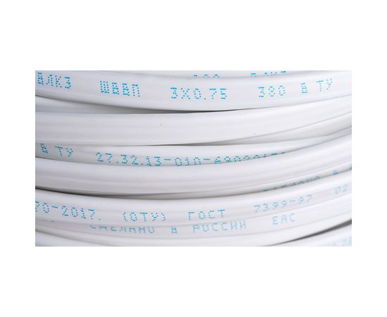 Провод ШВВП Торкабель 3х0,75 50м в коробке 0670087116545 – изображение 4