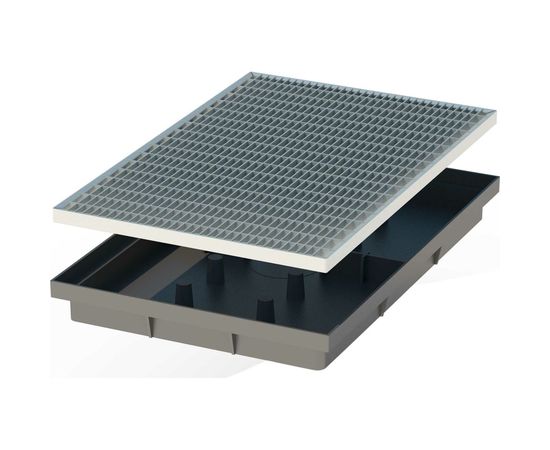 Стальная решетка Ecoteck 390x590 ячейка 33x11 П9РШ0001 – изображение 4