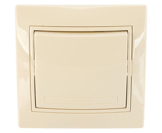 Выключатель LEZARD MIRA крем со вставкой 701-0303-100 – изображение 4