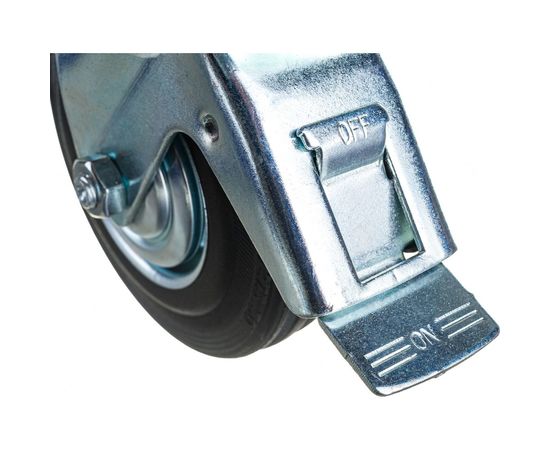 Колесо промышленное поворотное с тормозом SCB55 125 мм MFK-TORG 4003125 – изображение 4