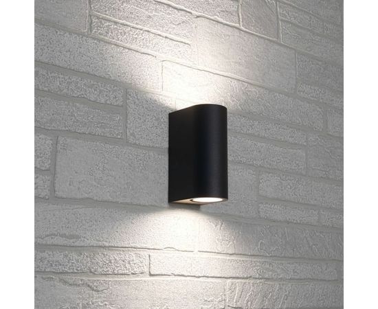 Садово-парковый светильник FERON DH015 230V без лампы 2хGU10, 81х150х92 мм черный 11883 – изображение 6