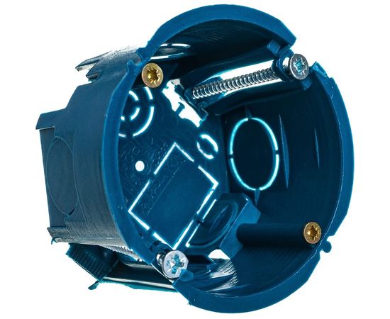 Установочная коробка IEK С3 D=68х45мм для полых стен, с саморезами и пластиковыми лапками UKG10-068-045-000-P-UO – изображение 7