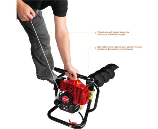 Мотобур Зубр МАСТЕР МБ1-200 – изображение 7