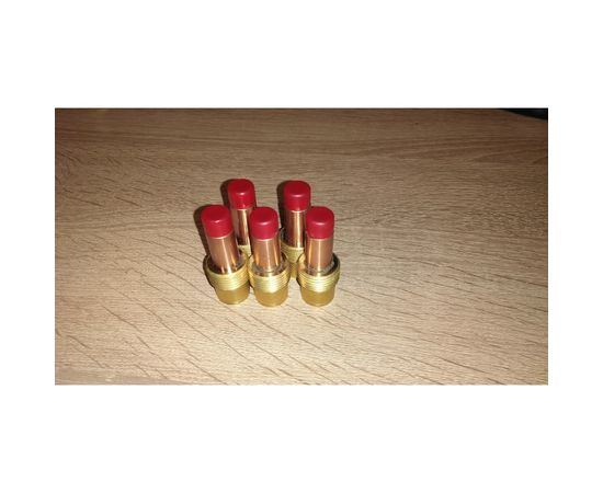 Корпус цанги c газовой линзой (5 шт; 2.4 мм) для FB TIG 17-18-26 FUBAG FB45V26 – изображение 7