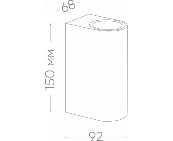 Садово-парковый светильник FERON DH015 230V без лампы 2хGU10, 81х150х92 мм черный 11883 – изображение 7