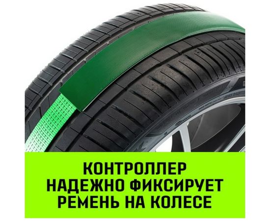 Стяжной автовозный ремень HITCH REGULAR 50 мм, 3 т, 3 м, контроллер 750 мм, J-крюки SZ068108 – изображение 10