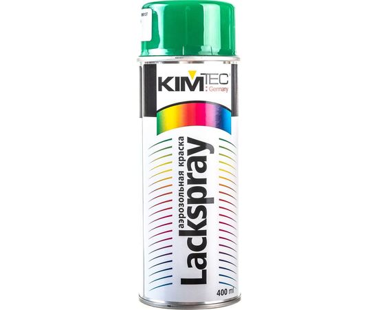 Аэрозольная краска KIM TEC зеленая RAL6029 400мл 11587801 