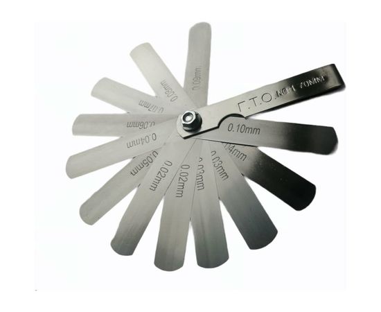 Набор щупов ГТО №1 70 мм, 0,02мм - 0,1мм, 12 пластин FG10700901 