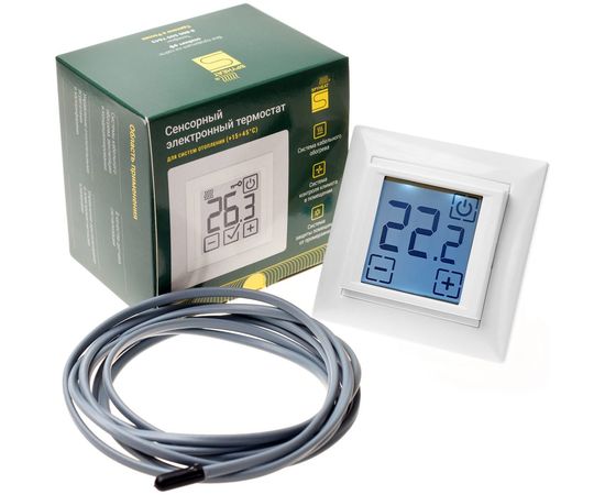 Термостат сенсорный встраиваемый SPYHEAT SDF-419B 
