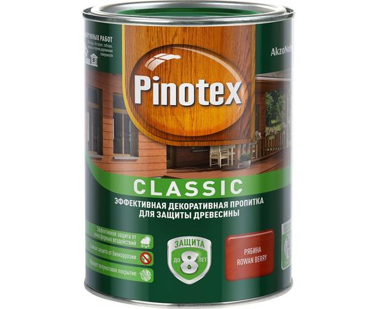 Антисептик PINOTEX CLASSIC NW рябина 1л 5195454 