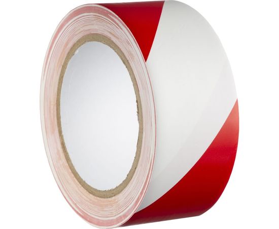 ПВХ лента для разметки Mehlhose GmbH толщина 150 мкм, цвет красно-белый KMSY05033 