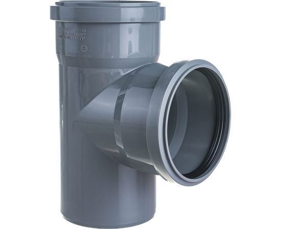 Тройник двухраструбный (87°) HTEA 110/110 Ostendorf 115400 