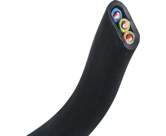 Кабель ЭлПроКабель твердый плоский негорючий малодымный ВВГп-нгА LS 3х1,5 100М ГОСТ 4630017849161 – изображение 2