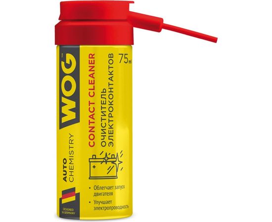 Очиститель контактов WOG высокоэффективный, быстросохнущий, 75 мл WGC0327 – изображение 2