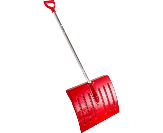 Большая лопата из поликарбоната высокой прочности с алюминиевым черенком Gigant 55х42 см SS-05 – изображение 2