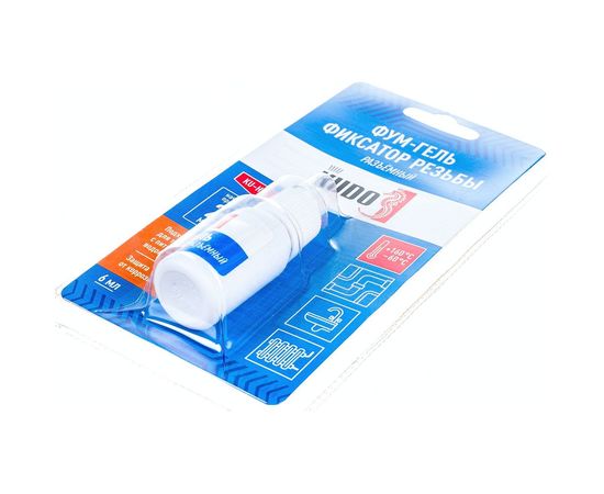 Фум-гель KUDO фиксатор резьбы разъемный 11605449 – изображение 2