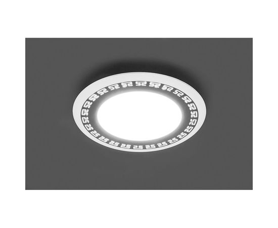 Встраиваемый светильник FERON светодиод 16W, 1280 Lm, 4000К и подсветка 4000К, белый, AL2440 29599 – изображение 2