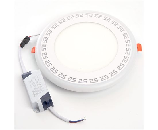 Встраиваемый светильник FERON светодиод 16W, 1280 Lm, 4000К и подсветка 4000К, белый, AL2440 29599 – изображение 3