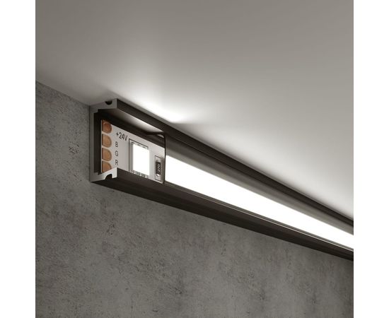 Накладной профиль Elektrostandard LL-2-ALP006 алюминиевый, черный a053618 – изображение 3