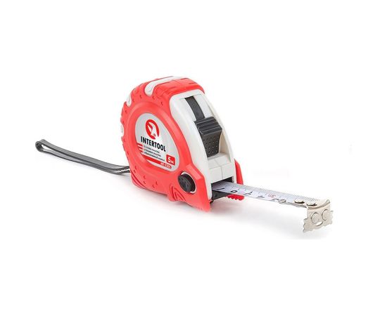 Рулетка с фиксатором INTERTOOL Супер Магнит blister 5 м х 19 мм MT-0305 – изображение 3