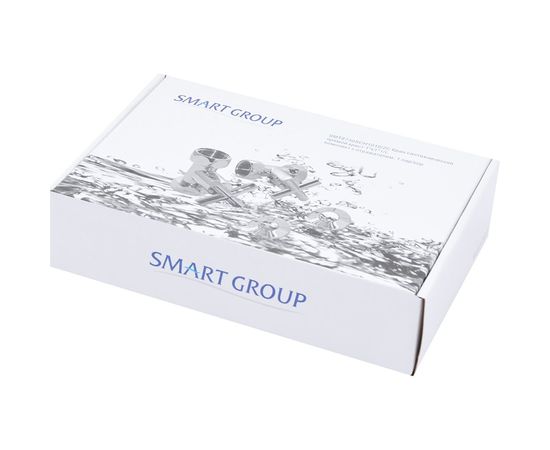 Прямой кран-вентиль SMT ручка крест, хром, 1х1 г/г, 2 шт 8730SCH1010/2C – изображение 3